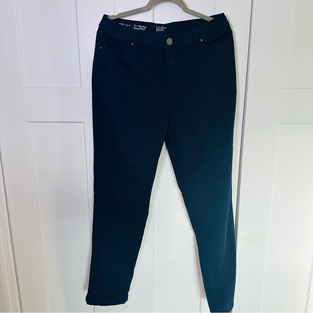 Croft & Barrow Navy Ankle Jeans